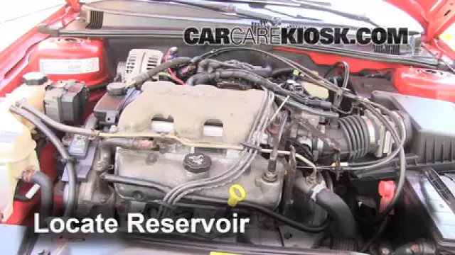 2003 Pontiac Grand Am SE1 3.4L V6 Sedan (4 Door) Liquide essuie-glace Ajouter du liquide